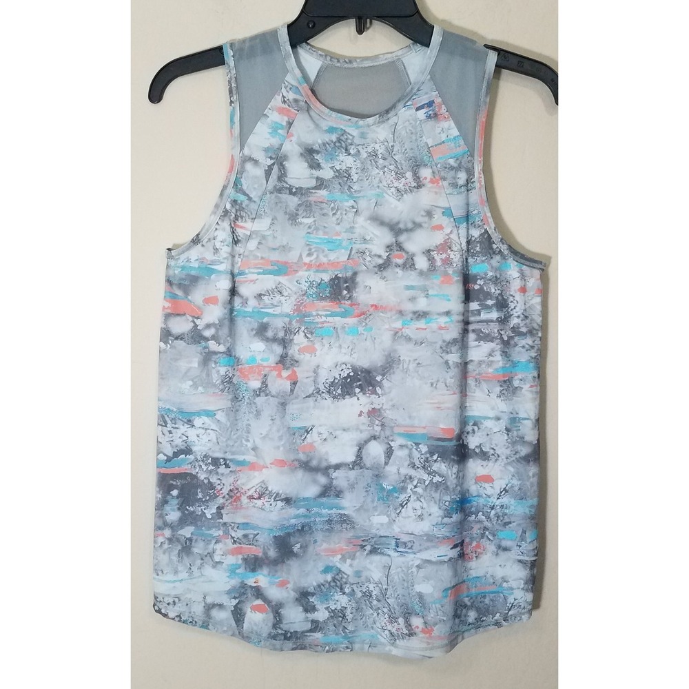 Lululemon Sculpt Tank Top Women 6 Shirt Paint‎ Drift Vapor Multi Running Workout